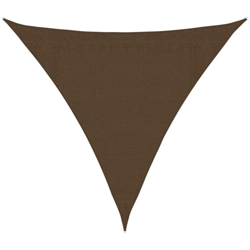 Vela Parasole 160 g/m² Marrone 3,6x3,6x3,6 m in HDPE - Marrone - Vidaxl precio