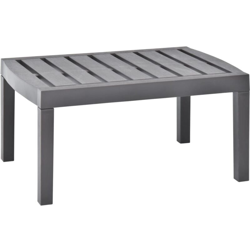 Tavolo da Salotto per Giardino 78x55x38 cm in Plastica Moca - Marrone - Vidaxl precio