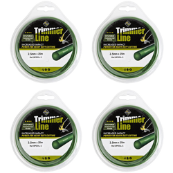 Filo di Nylon 2.5mm x 25m per testina per decespugliatori Trueshopping (x4) precio