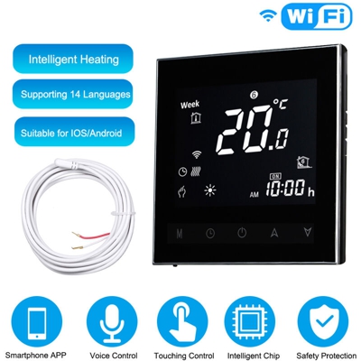 KKmoon WiFi termostato acqua calda (2000 serie di nero riscaldamento elettrico -WIFI voice) si applica a tutti i sistemi di riscaldamento elettrico