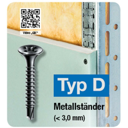 vite divisorie secco 'GIX Tipo D '25 x 3,5 mm - 200 pezzi - Spax precio