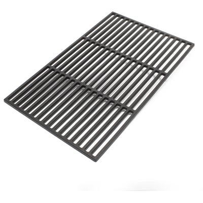 Griglia per barbecue in ghisa rettangolare 54 x 34 cm solida Barbecue a carbone e a gas