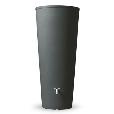 Contenitore acqua con coperchio rotondo e rubinetto in resina 'Genesis' h. 152 cm. Antracite