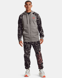 Felpa UA Rival Fleece Camo Script Full Zip da uomo precio