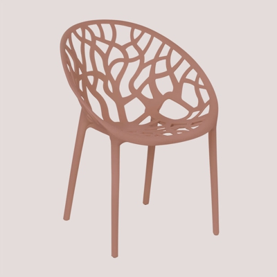SKLUM Sedia da giardino Ores Terracotta Opaco Polipropilene