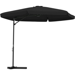 Ombrellone da Esterni con Palo in Acciaio 300 cm Nero - Nero - Vidaxl en oferta