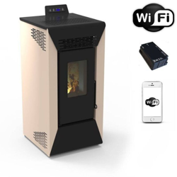 San Marco - Stufa a pellet wifi Courmayeur 8,74 kw - Avorio en oferta