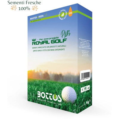 Sementi per prato MG Life Royal Golf Plus 1kg Bottos
