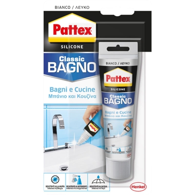 Pattex Silicone(Sanitari)Bagni&Cucine Ml.50
