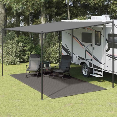 Tappeto da Tenda 250x350 cm Antracite - Vidaxl