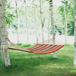 Casa.pro - Amaca XXL con telaio (multicolore) (150x210 cm) Sedia sospesa / Dondolo sospeso / Amaca características