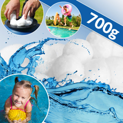 Palline filtranti filtro Balls 700g riutilizzabili e riciclabili sistema di filtraggio sfere filtranti sostituisce 25kg di sabbia filtrante precio