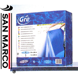 Liner piscina Gre azzurro ovale 800x470x132 cm precio