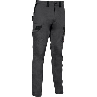 Pantalone in Cotone con Multitasca 245 grammi al m2 Colore Grigio Taglia 50