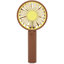 Mini ventilatore portatile ricaricabile USB - lime/marrone en oferta