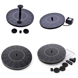 Fontana a pompa solare galleggiante Fontana per vasca da bagno per uccelli Pompa ad acqua portatile da 1,4 W per giardino Patio Stagno Piscina precio