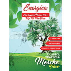 ESCA PER TRAPPOLA ECOLOGICA CATTURA MOSCHE 2 pezzi da 25 gr. características