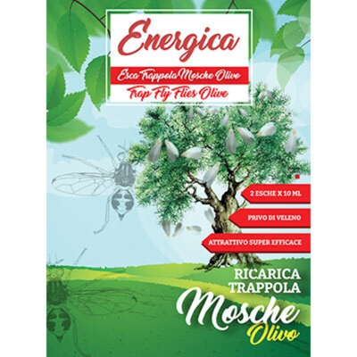 ESCA PER TRAPPOLA ECOLOGICA CATTURA MOSCHE 2 pezzi da 25 gr.