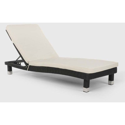 Lettini da giardino mare e spiaggia prendisole design poly rattan materassino Playa