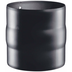 Manicotto di giunzione per canna fumaria stufa a Legna in acciaio nero da 1,2 mm -Ø 120 mm / Attacco MaschioMaschio características