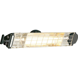 FIORE 1800 Stufetta IR alogena 1800 W 9 m² Nero - Mo-el en oferta