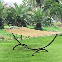 Amaca XXL con telaio (beige) (150 x 300 cm) Sedia sospesa / Dondolo sospeso / Amaca características