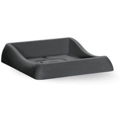 Sottovaso Quadrato Genesis | 30 cm - Cioccolato
