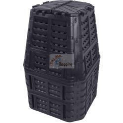 Compostiera da giardino composter bio compost bidone compostaggio 880 litri