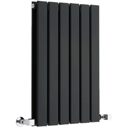 Hudson Reed Delta Radiatore Termoarredo di Design Orizzontale Moderno - Termosifone con Finitura Opaca Nera - Pannelli Piatti - 635 x 420mm - 573 en oferta