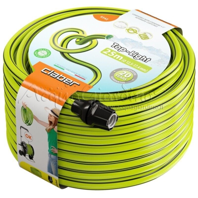 Claber - Tubo Irrigazione Top-light Hose 25 mt con Raccordi