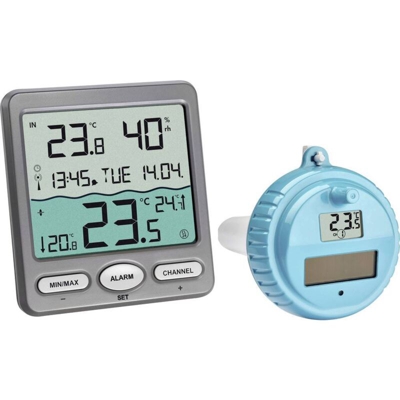 TFA Dostmann VENICE Funk-Pool-Thermometer Termometro per piscina Antracite