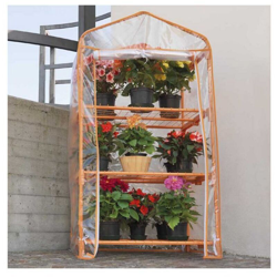 Verdemax - Telo ricambio serra (70x50x125 cm) arancione características