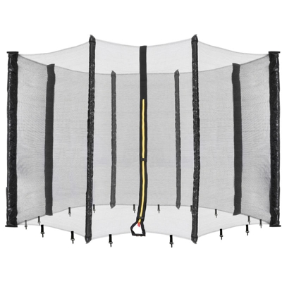 Rete di protezione per tappeto elastico 490 cm - 8 pali - Arebos
