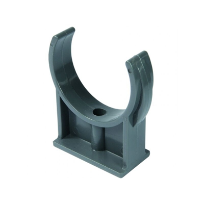 Clip Fissatubo A Scatto Morsetto Per Fissaggio Tubi Rigidi In Pvc Da Ø 32 Mm