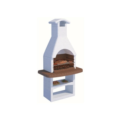 Barbecue Beton Fuoco In Cemento Con Griglia 110x65xh214cm. - Kg. 370