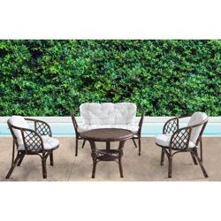 Salotto Da Giardino In Rattan Naturale Alta Qualità Da Esterno Portico Per Locale Bar Agriturismo Hotel Albergo Pasticceria características