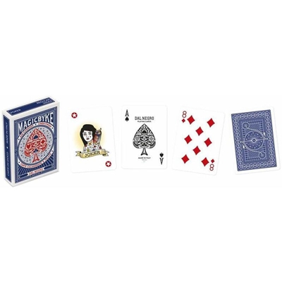 Lgvshopping - Dal Negro Magic Byke Blu Regular Index Merchandising Ufficiale Carte Poker