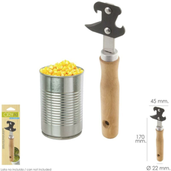 Apriscatole con manico in legno 170 mm. en oferta