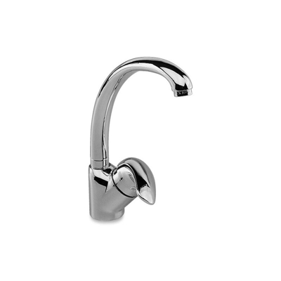 Miscelatore monocomando per lavello monoforo, girevole serie millenium due gs