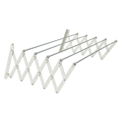 Stendibiancheria da parete estensibile Habitex bianco | 120 centimetri