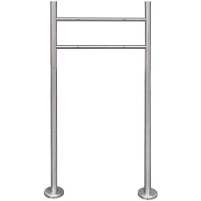 Supporto per la casetta della posta in acciaio inossidabile - Argento