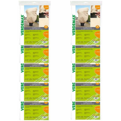 Verdemax 10 pezzi cappuccio di protezione in tnt 45 gr/mq ecru' ciascuno metri 1,8x2 en oferta