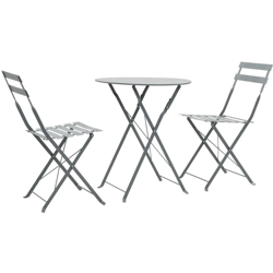Set da Bistrot 3 pz in Acciaio Grigio precio