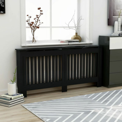 Copertura per Radiatore Nera 172x19x81 cm in MDF - Nero - Youthup características