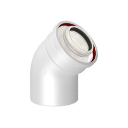 Curva Coassiale 45°per Caldaia a Condensazione en oferta