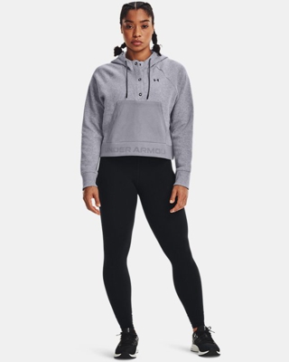 Felpa con cappuccio UA Rival Fleece Mesh da donna