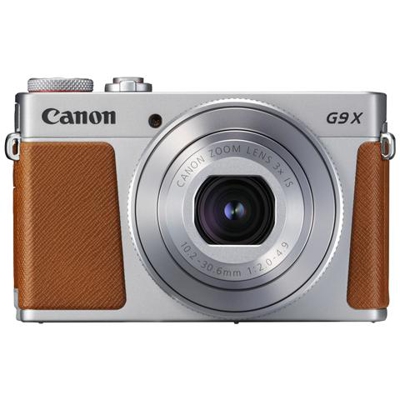 Fotocamera Compatta PowerShot G9 X Mark II 20.1 Mpx Sensore CMOS Zoom Ottico 3x Filmati Full HD Wi-Fi / NFC Colore Marrone / Argento