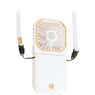 Ventilatore per collana Mini ventole indossabili con batteria ricaricabile 3000mAh Ventilatore pigro pieghevole pieghevole Ventilatore USB a 3