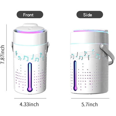 Bianco YY Musica Bluetooth umidificatore 1000ML