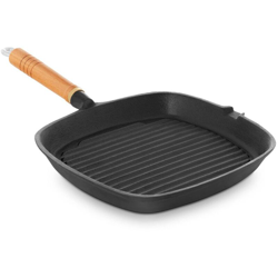 Bistecchiera in Ghisa Padella Quadrata 25x25x1,8cm - Royal Catering en oferta